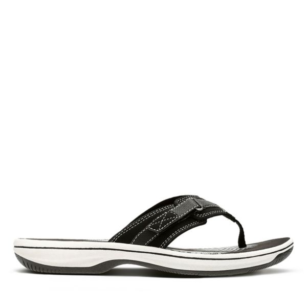 Clarks Womens Brinkley Sea Sandals Black | USA-723541